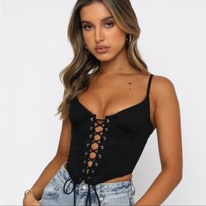 White Fox- Sweet Fantasy Bustier Black❗️SOLD OUT ON WEBSITE❗️